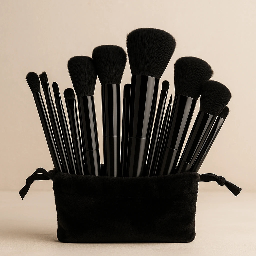 Set de Pinceaux de Maquillage Premium – VYNAE™ (13 pièces)