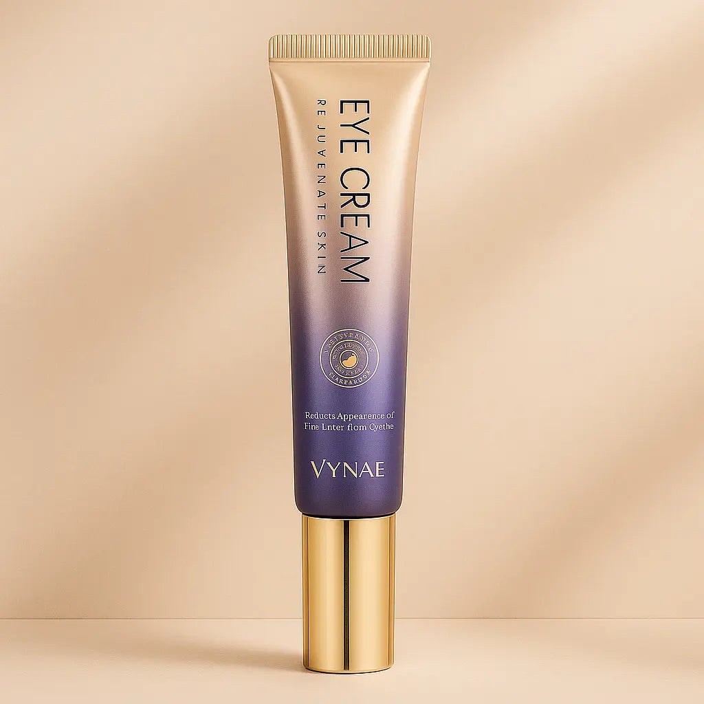 Soin Contour des Yeux VYNAE™ – Roll-On Lissant à l’Acide Hyaluronique (20 ml)